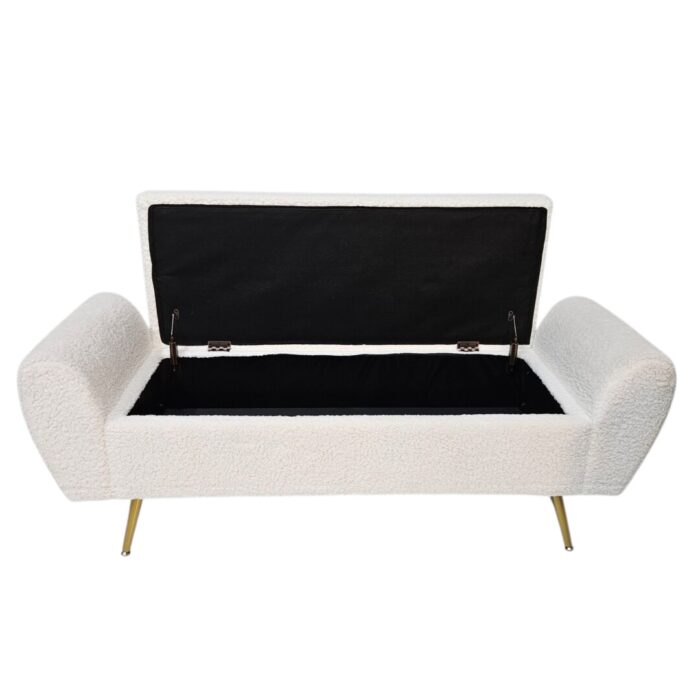 Lekan Storage Bench Open