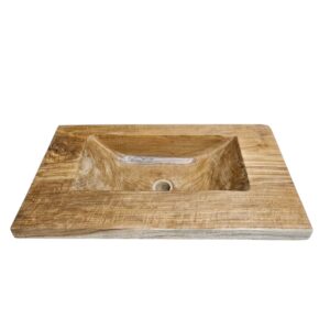 Modern Solid Teak Basin