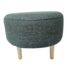 Round Sage Ottoman