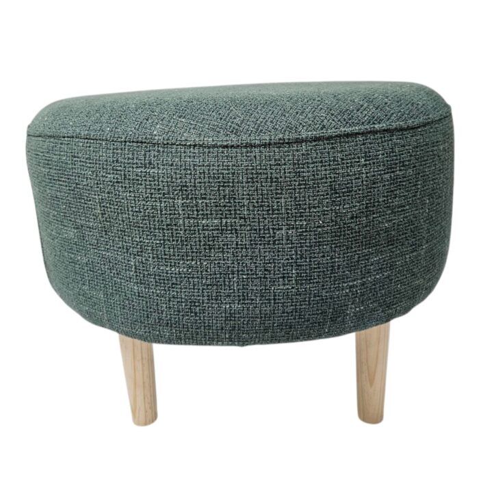 Round Sage Ottoman