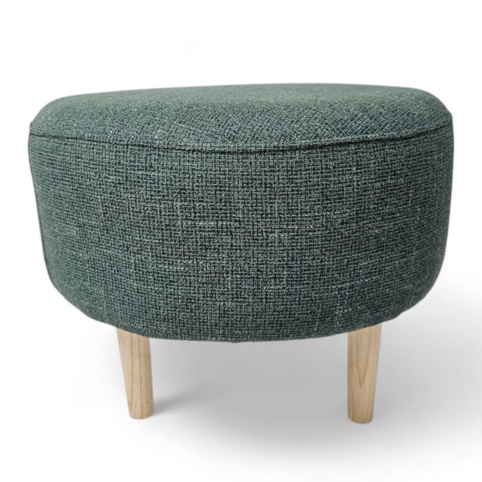 Round Sage Ottoman