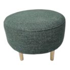 Round Sage Ottoman
