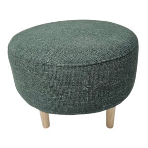 Round Sage Ottoman