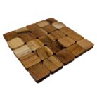 Teak Square Coaster