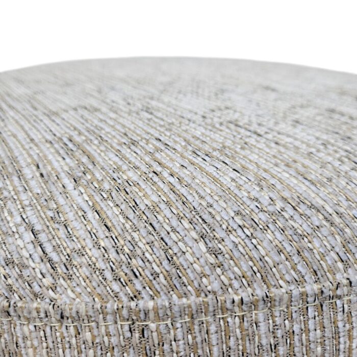 URF20001A2 Round Beige Ottoman Main Close Round Beige Ottoman