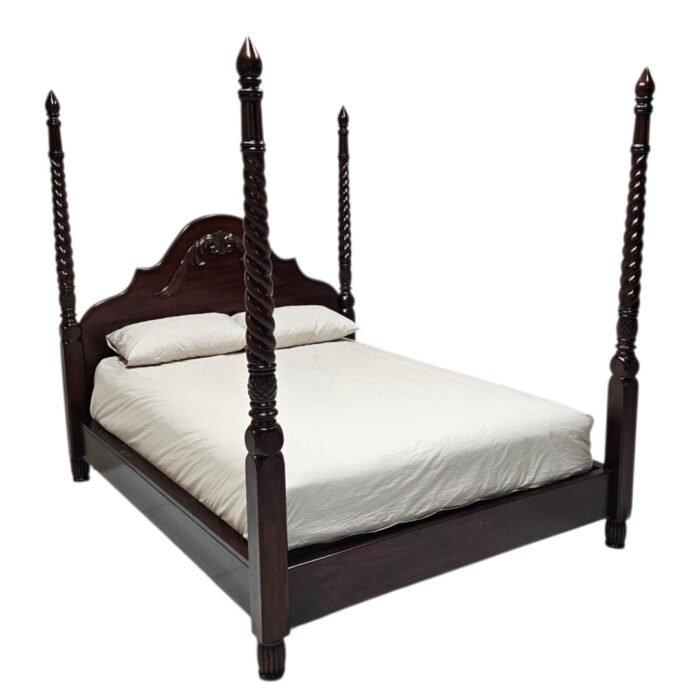 Mahogany Colonial Bed - Queen XL Side Mahogany Colonial Bed - Queen XL Side