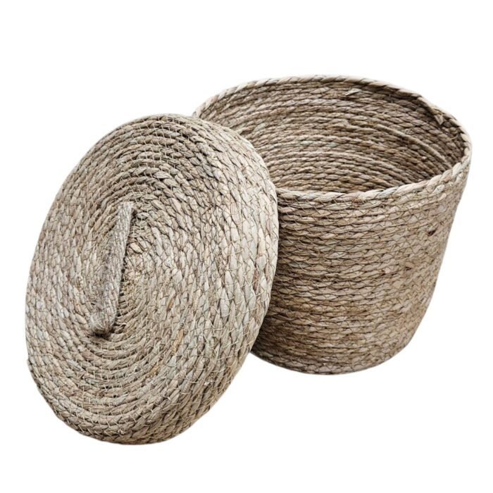 Decorative Basket With Lid