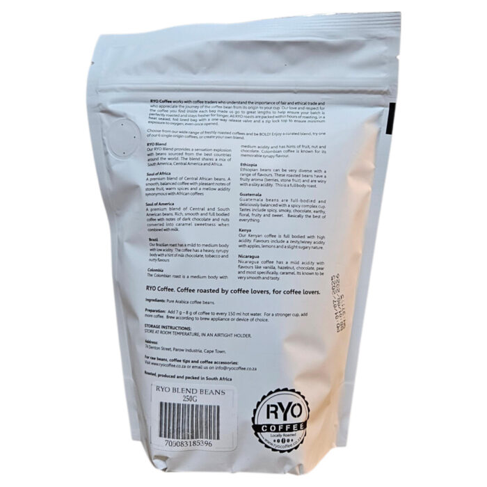 Ryo blend cofffee back beans Ryo blend cofffee back beans