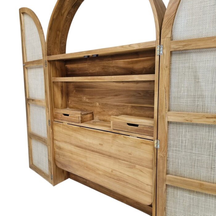 Aria Concealed Desk Side Close Aria Concealed Desk Side Close