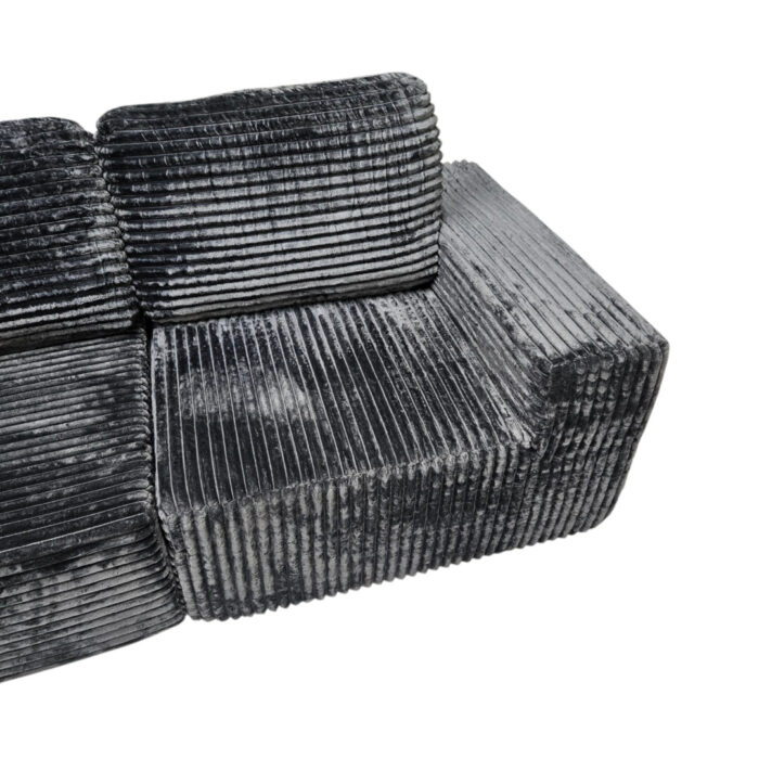 Boneless Nova L-Shaped Couch Top Close