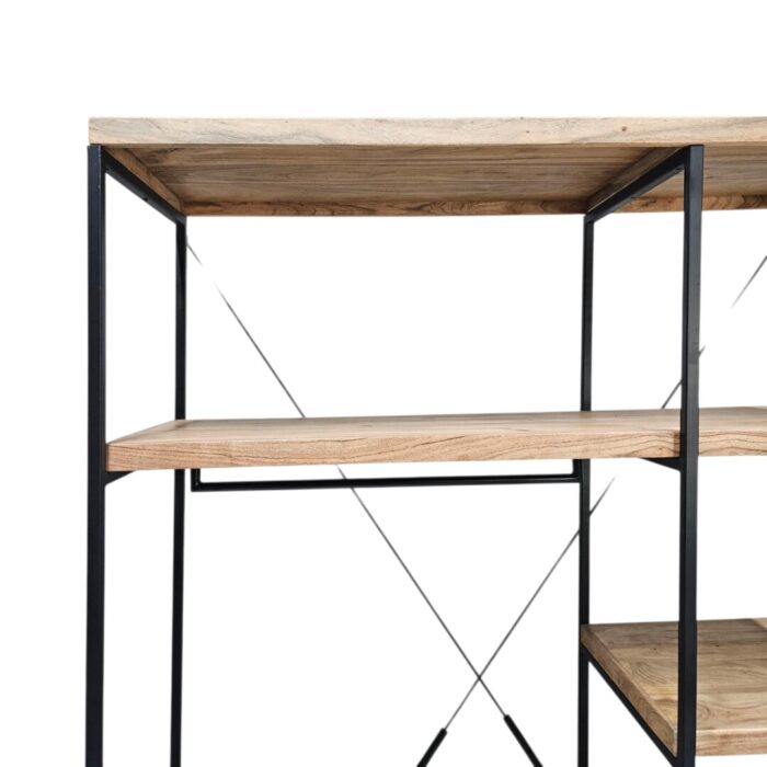 Clothes Shelf Mango Wood Close Up Top Clothes Shelf Mango Wood Close Up Top