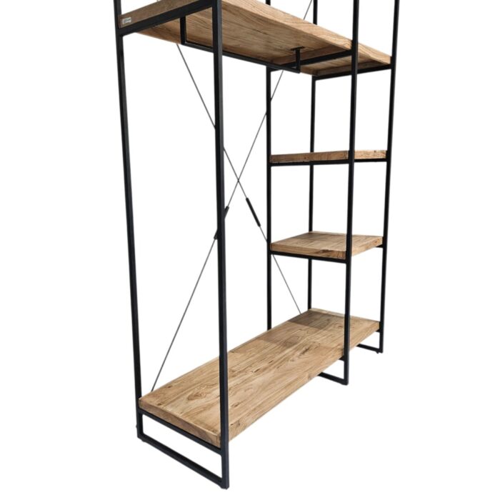 Clothes Shelf Mango Wood Side Close Bottom Clothes Shelf Mango Wood Side Close Bottom