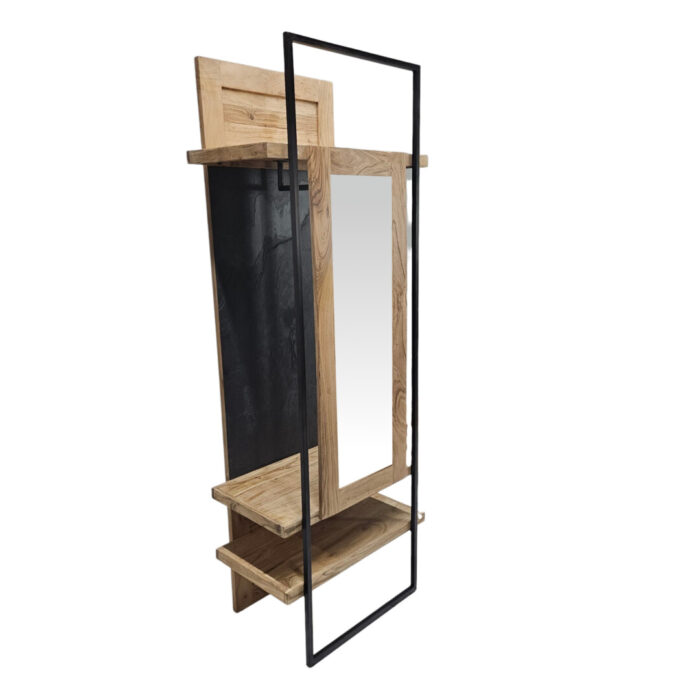 Dressing Mirror With Shelfs Side Dressing Mirror With Shelfs Side