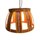 Iron Hand Painted Hanging Lamp KMH9955 Orange Main