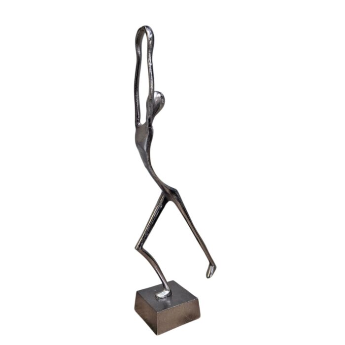 Modern Iron Dance Sculpture KMH18040 Side Profile Modern Iron Dance Sculpture KMH18040 Side Profile