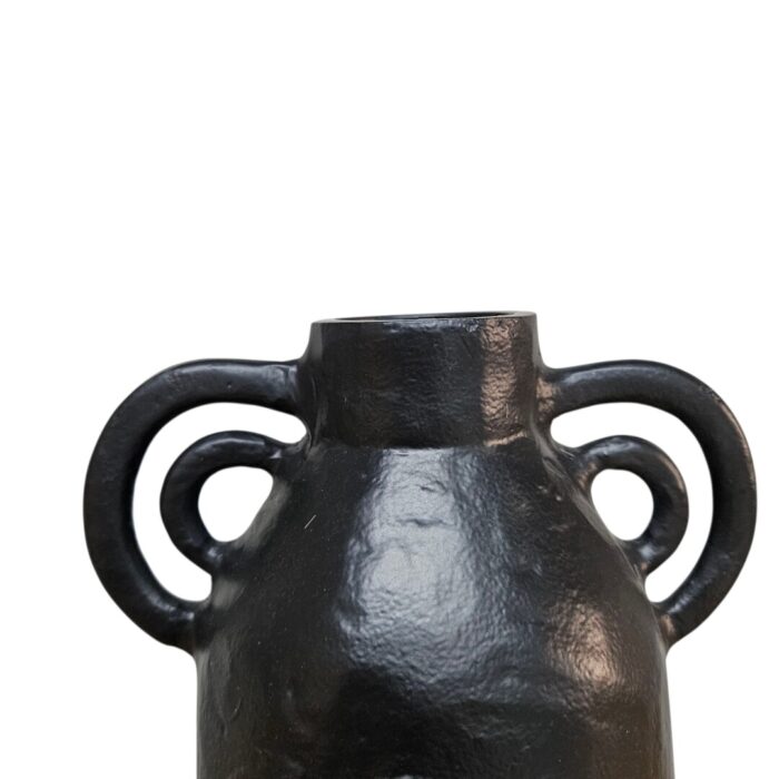 Ryu Iron Vase Main Close Top