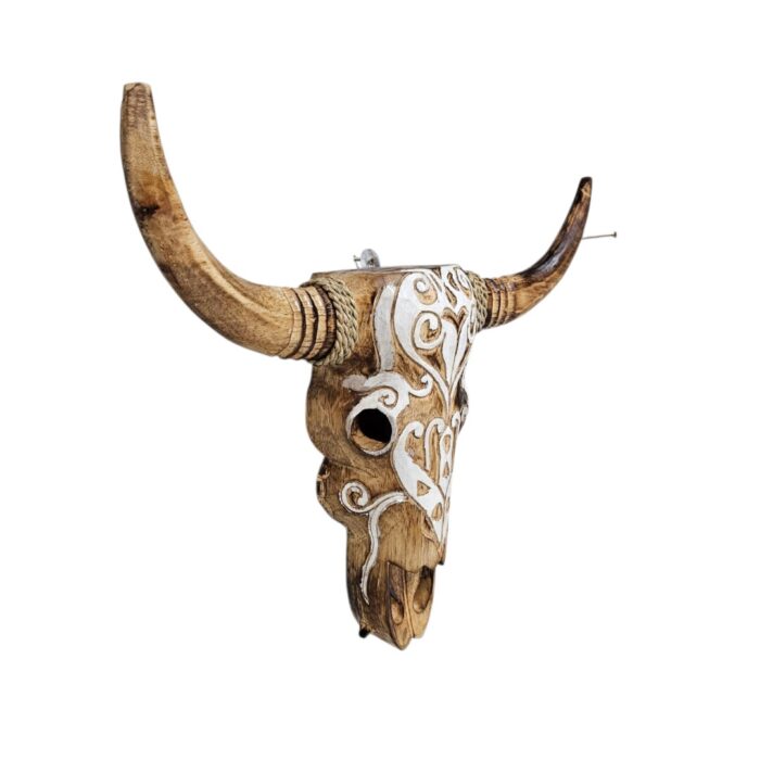 Tribal Skull Buffalo BEF0001SML Side Tribal Skull Buffalo BEF0001SML Side