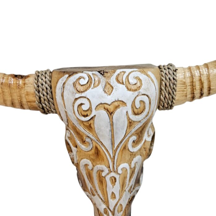 Tribal Skull Buffalo BEF0005SML Close Up Tribal Skull Buffalo BEF0005SML Close Up