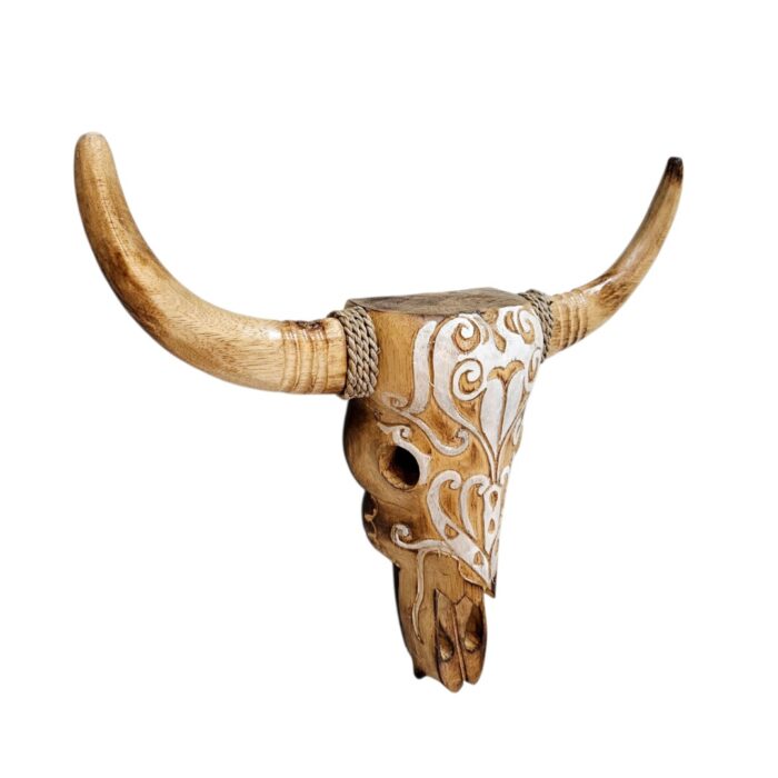 Tribal Skull Buffalo BEF0005SML Side Tribal Skull Buffalo BEF0005SML Side