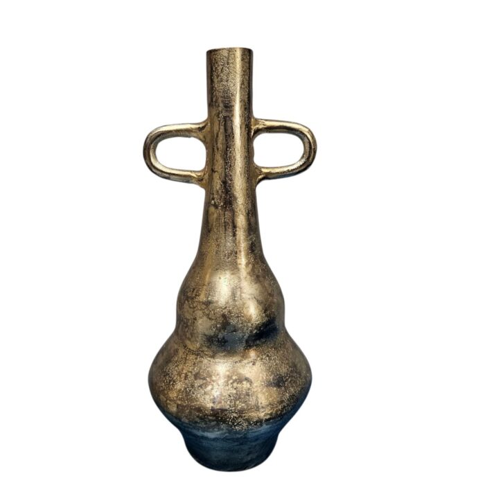 Tyke Aged Gold Iron Vase KMH18026 Main