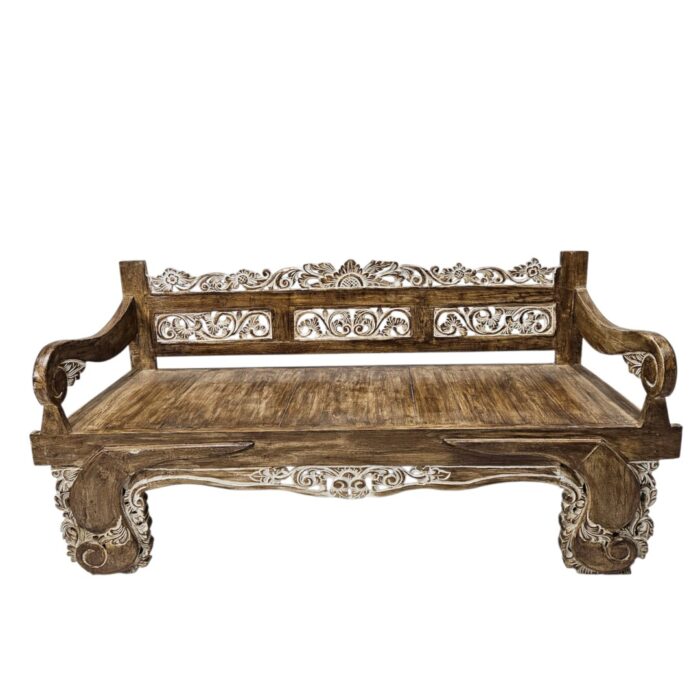 Ornate Carved Bench BEB6598 Ornate Carved Bench BEB6598