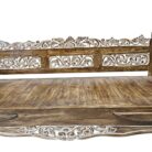 Ornate Carved Bench BEB6598 Close