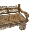 Ornate Carved Bench BEB6598 Side'