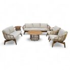 Alu Clado Covered Patio Lounge Set GDL1016