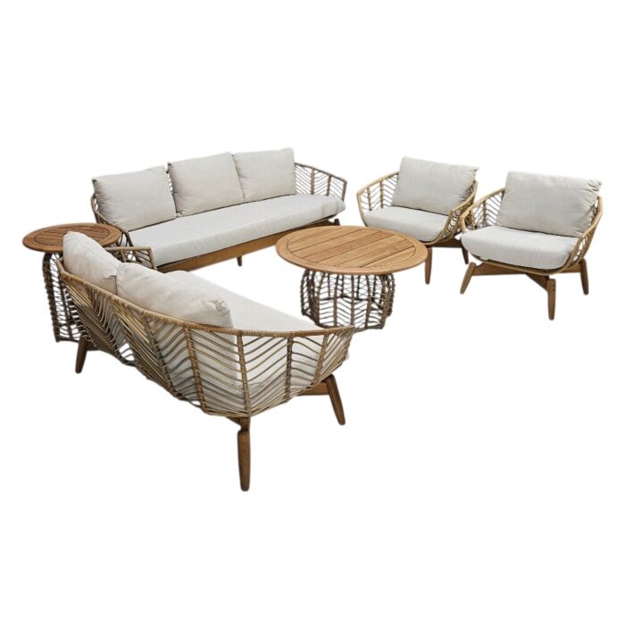 Alu Clado Covered Patio Lounge Set GDL1016 Side Alu Clado Covered Patio Lounge Set GDL1016 Side