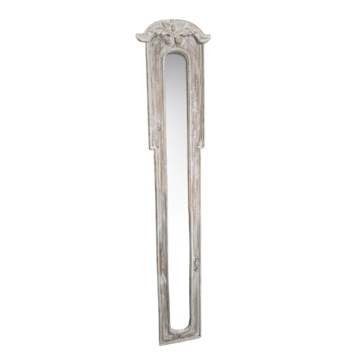 Anne Wall Mirror MAD0900B Side Rustic whitewash mirror