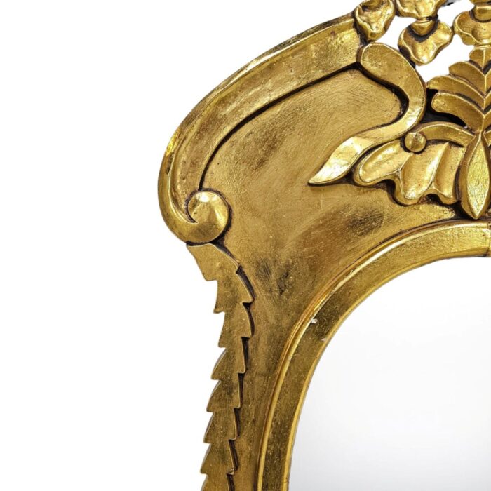 Camille Wall Mirror Gold MAD0955B Close Camille Wall Mirror Gold