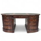 Mahogany Desk Oval