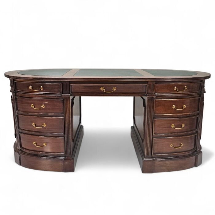 Mahogany Desk Oval BUA0226B Mahogany Desk Oval