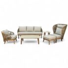 Mali 6pc Covered Patio Lounge Set