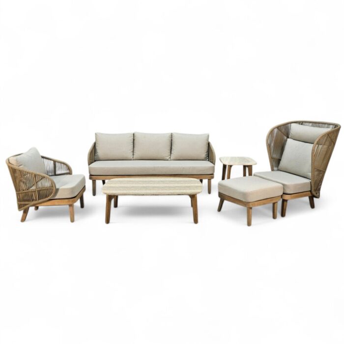 Mali 6pc Patio Lounge Set Mali 6pc Covered Patio Lounge Set