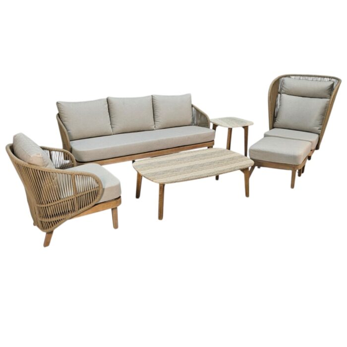Mali 6pc Patio Lounge Set GDL1002 Side Mali 6pc Covered Patio Lounge Set