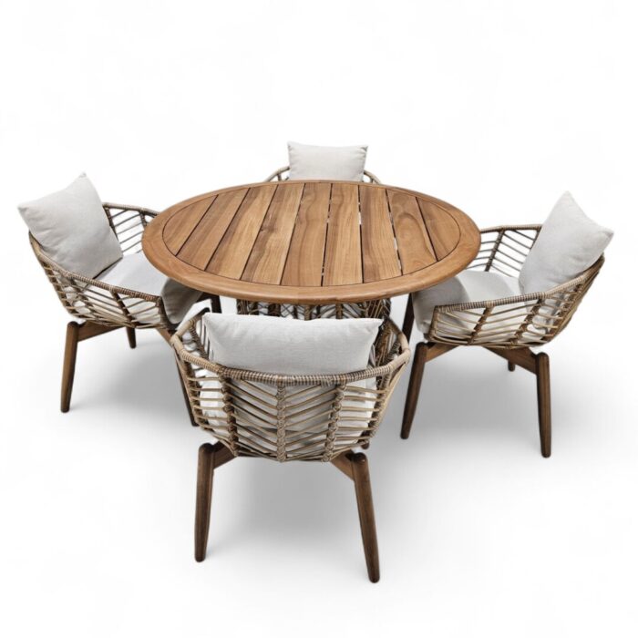 Taureg Covered Patio Dining Set Main Taureg Covered Patio Dining Set
