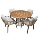 Taureg Covered Patio Dining Set