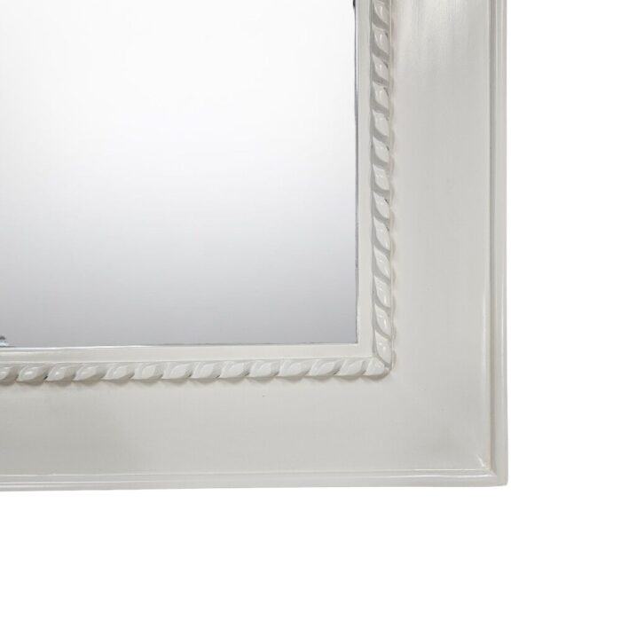 Victoria Mirror Wall Mahogany White BUA0624 Close Side Victoria Mirror Wall Mahogany White