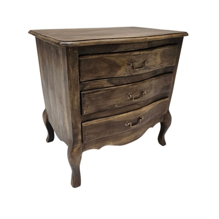 Arthur Teak Bedside Pedestal MAD5508 Side Master bedroom nightstand
