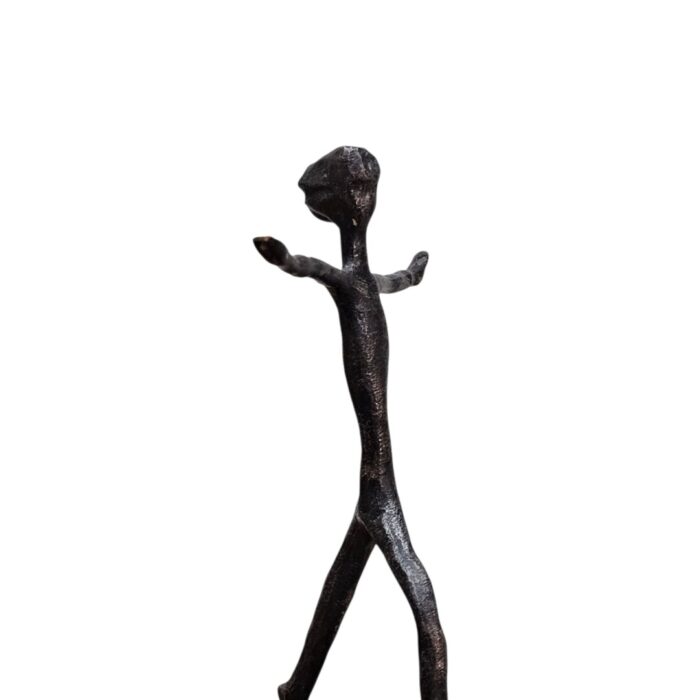 Balance Act Statue Stone And Brass STW3100 Close