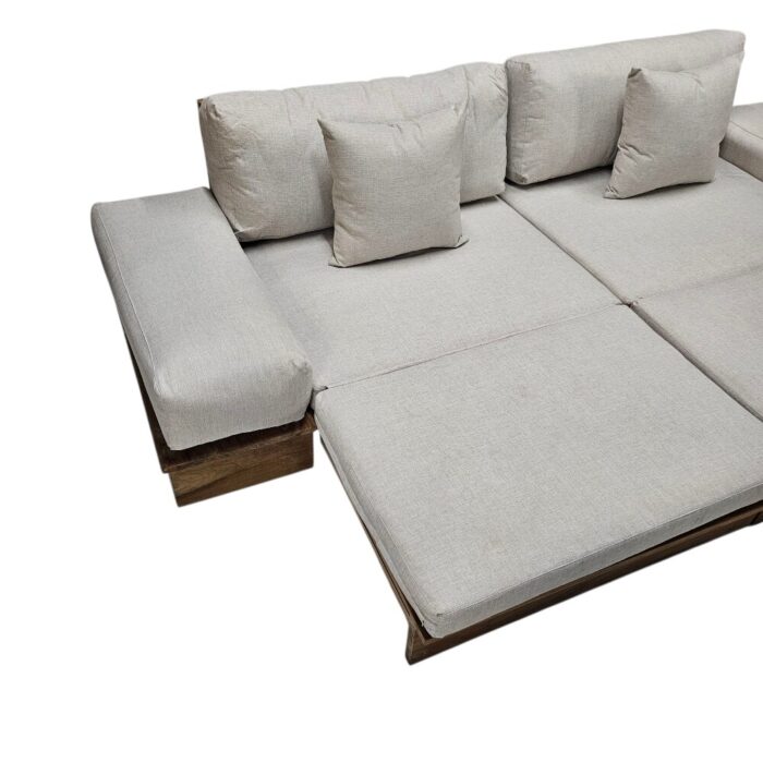 Beridon Daybed Teak AJJ1000 Close Up Side Beridon Daybed Teak AJJ1000 Close Up Side