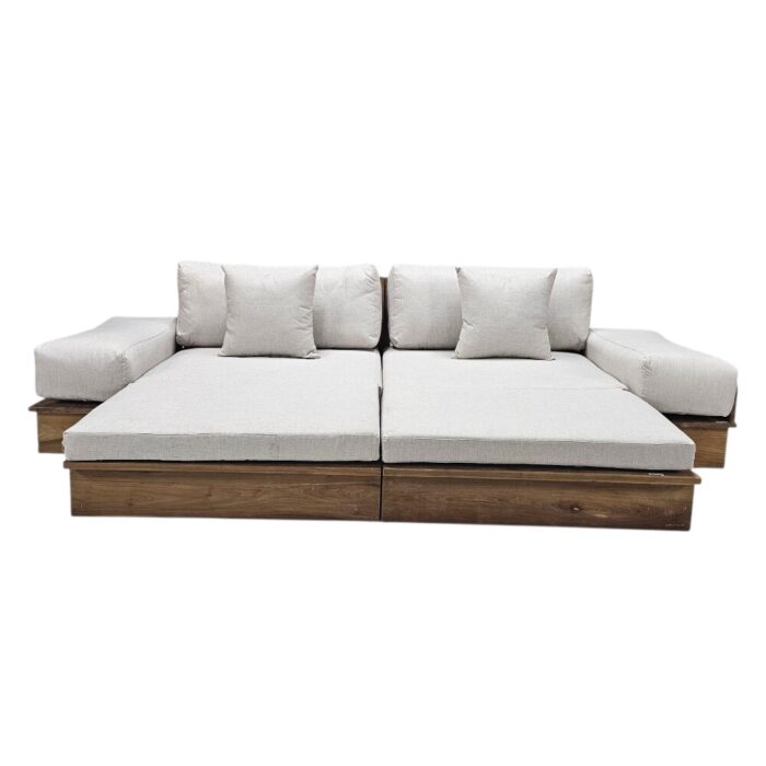 Beridon Daybed Teak AJJ1000 Front Beridon Daybed Teak AJJ1000 Front