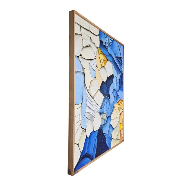 Broken Glass Acylic Wall Painting KRE3502 Side Broken Glass Acylic Wall Painting KRE3502 Side