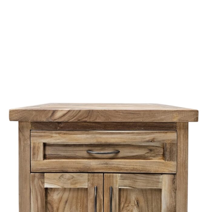 Brooks Bedside Pedestal Teak AJJ0005 Close Brooks Bedside Pedestal Teak AJJ0005 Close