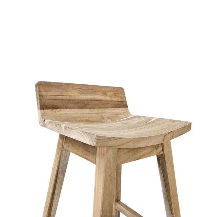 Cobi Teak Bar Chair JAM0001 Close Up