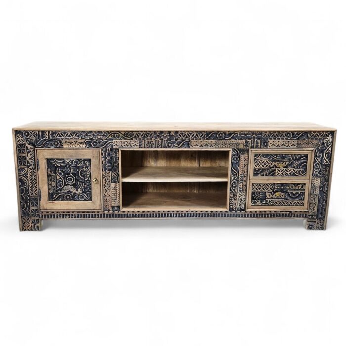 Lazuli Carved Tv Unit KMF26165 Main Lazuli Carved Tv Unit KMF26165 Main