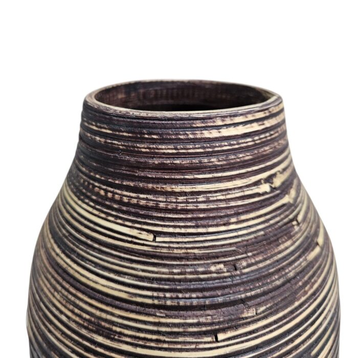 Nyla Organic Vase Brown KMH4312B Close Up Nyla Organic Vase Brown KMH4312B Close Up