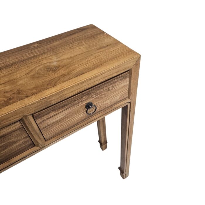 Tao Teak Console Table AJJ0505 Close Up Top Tao Teak Console Table AJJ0505 Close Up Top