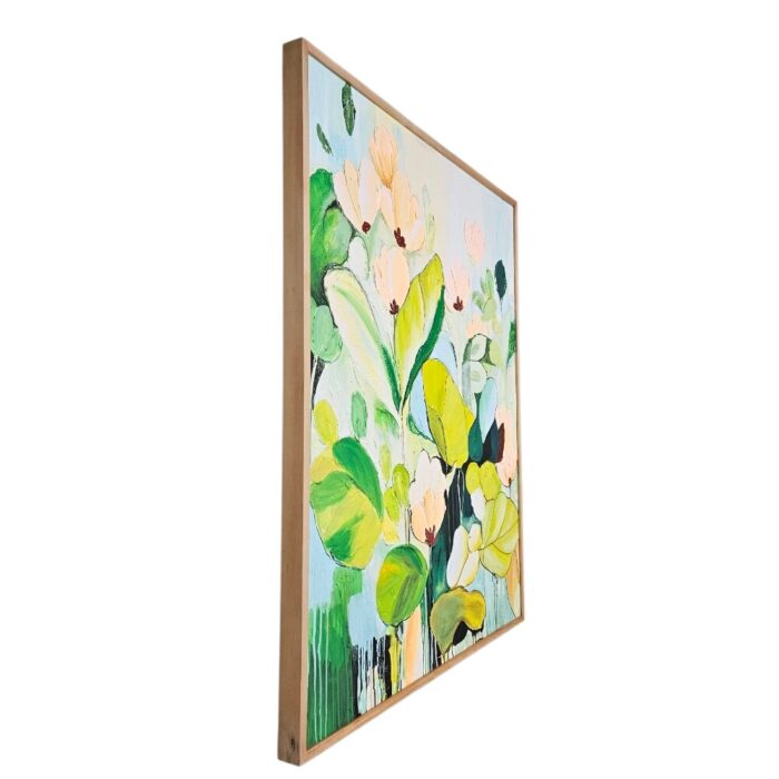Tropical Garden Acrylic Painting KRE3506 Side Tropical Garden Acrylic Painting KRE3506 Side